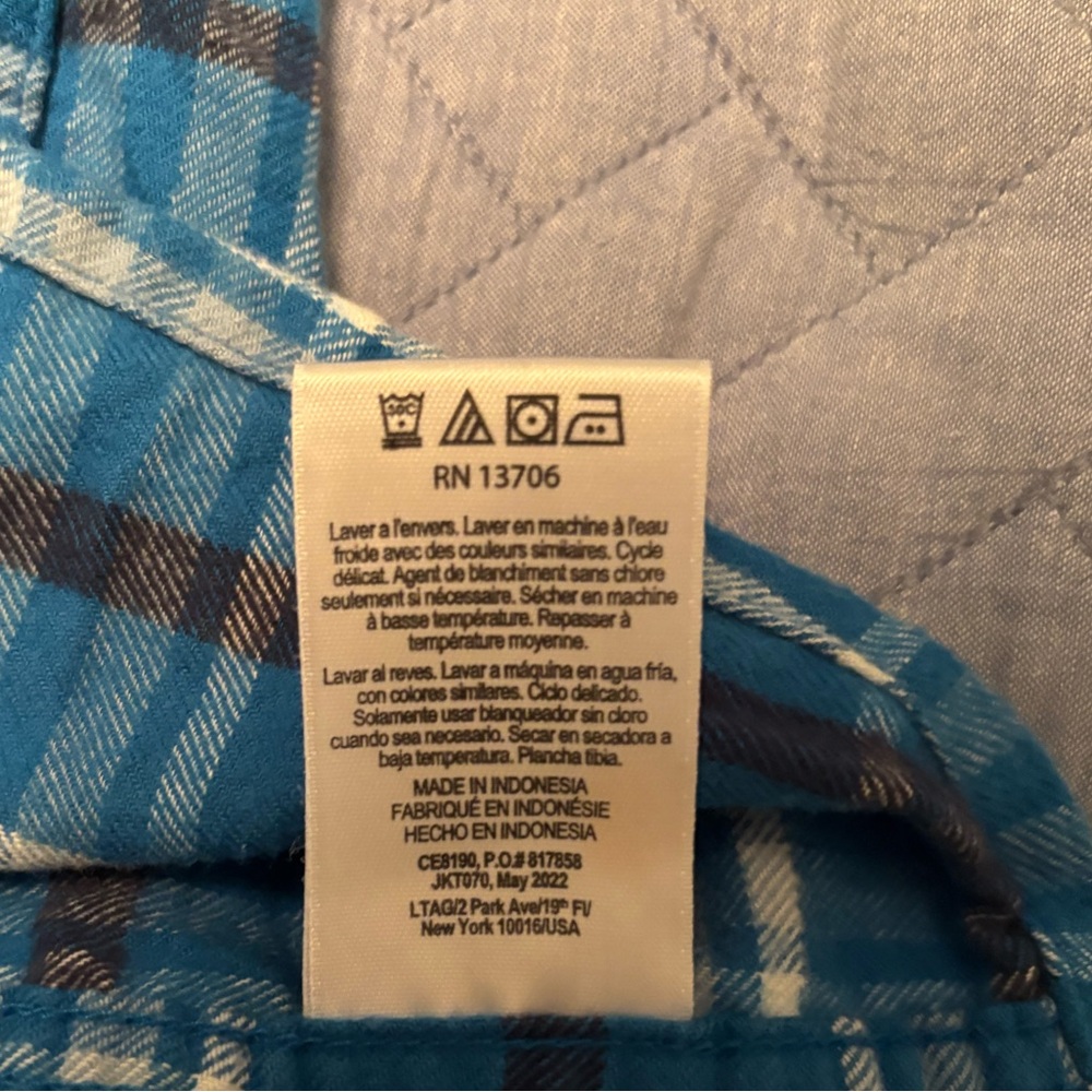 CARHARTT BOY'S LONG-SLEEVE FLANNEL BUTTON-FRONT HOODED SHIRT - Picture 6 of 6